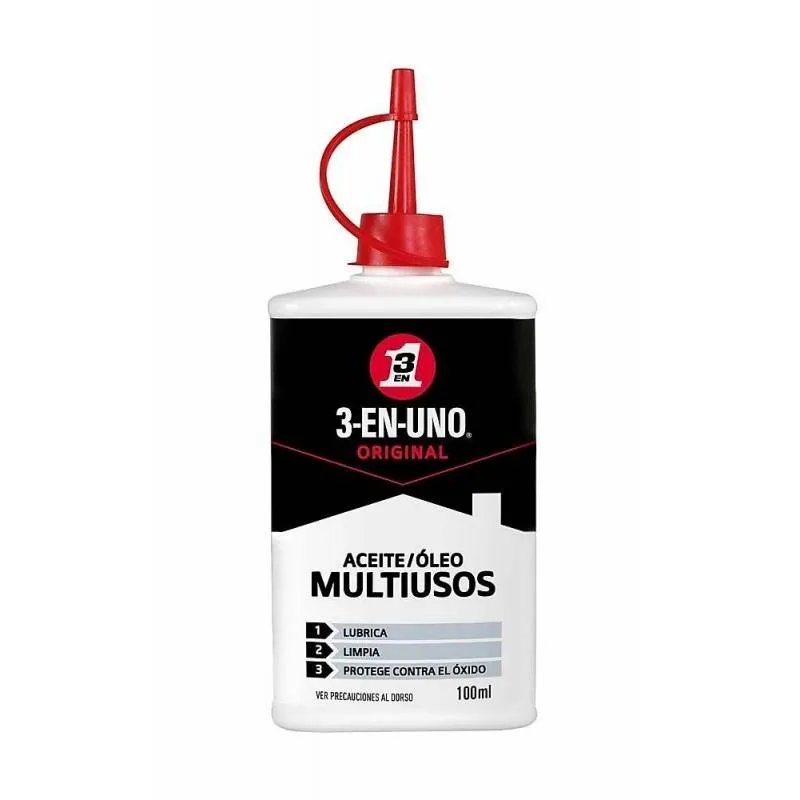 Aceite Lubricante Multiusos Gotero 100ml - 3-EN-UNO