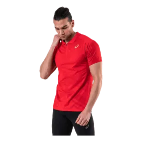 Asics Tennis Polo Shirt Red