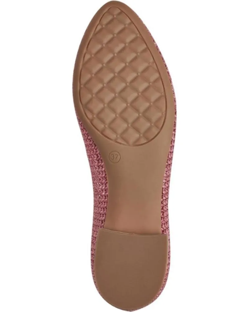 Bailarinas   de Mujer 22172 RAFIA ELASTICA  ROSA