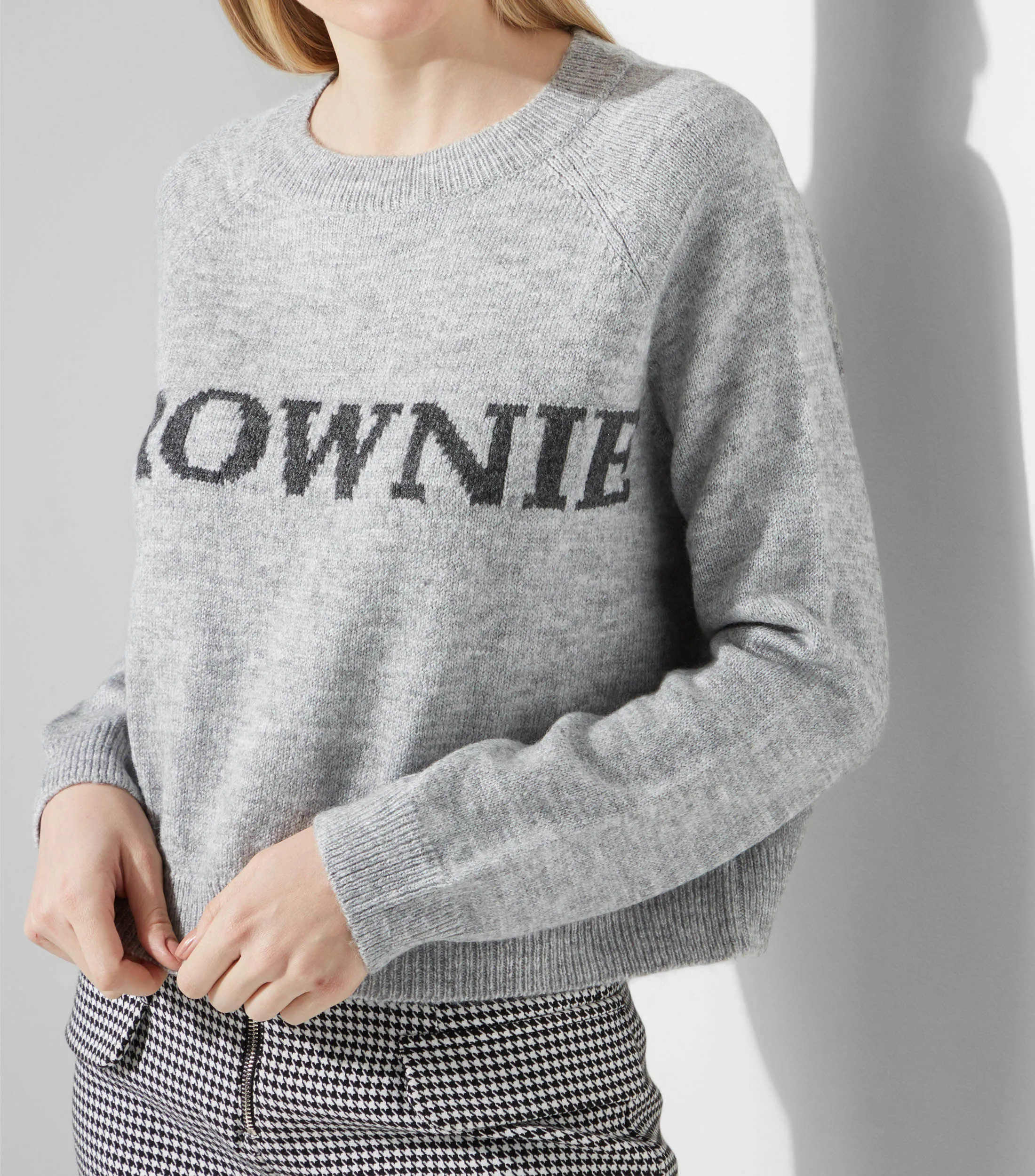 Brownie Suéter Comet de cuello redondo Mujer