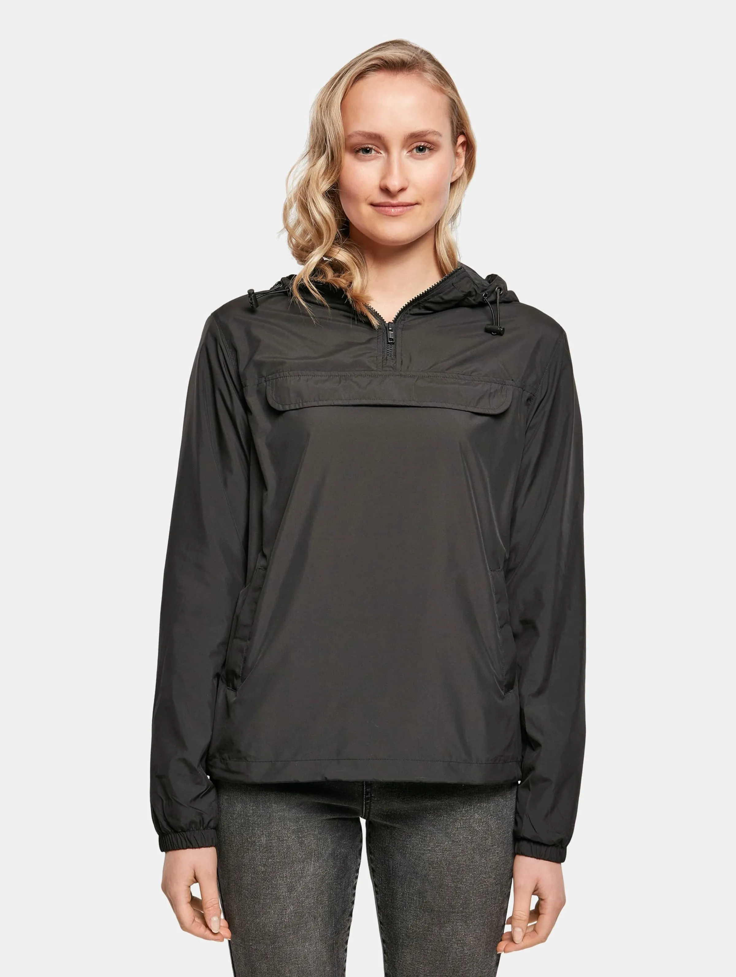 Build Your Brand Ladies Basic Pull Over Jacket