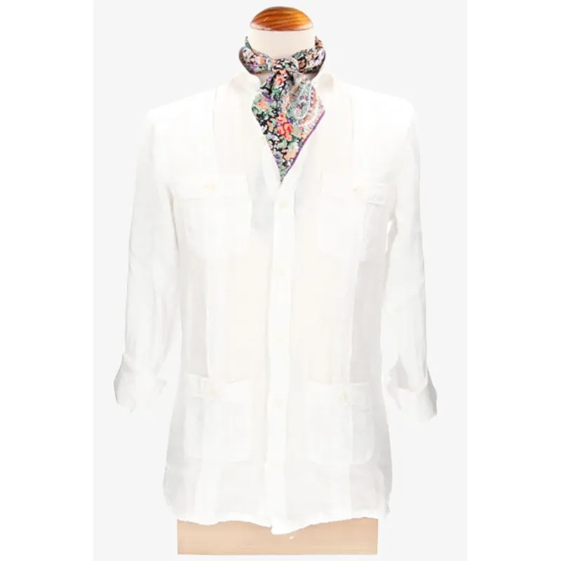 Camisa Cubana blanca
