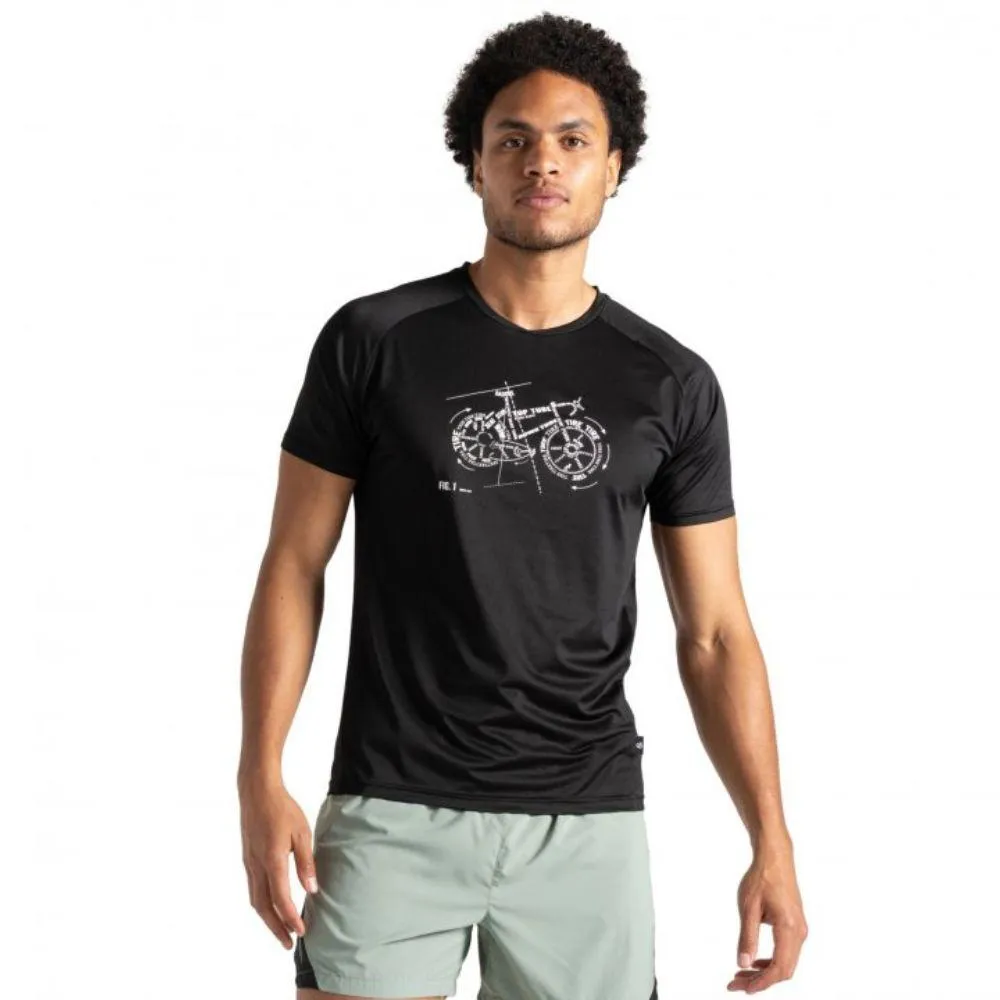 CAMISETA HOMBRE DARE2B TECH. Black DMT746