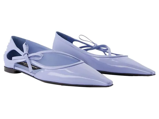 Dolce & Gabbana Bailarinas - Dolce&Gabbana - Cuero - Azul 