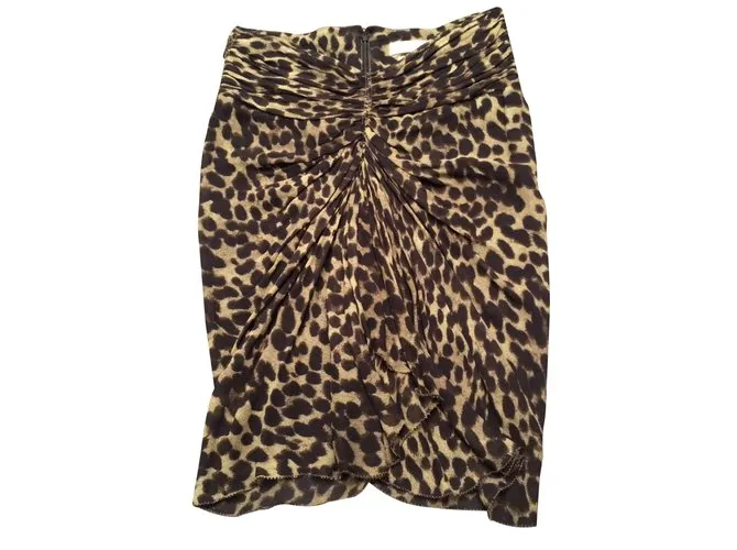 Isabel Marant Etoile Falda Estampado de leopardo 