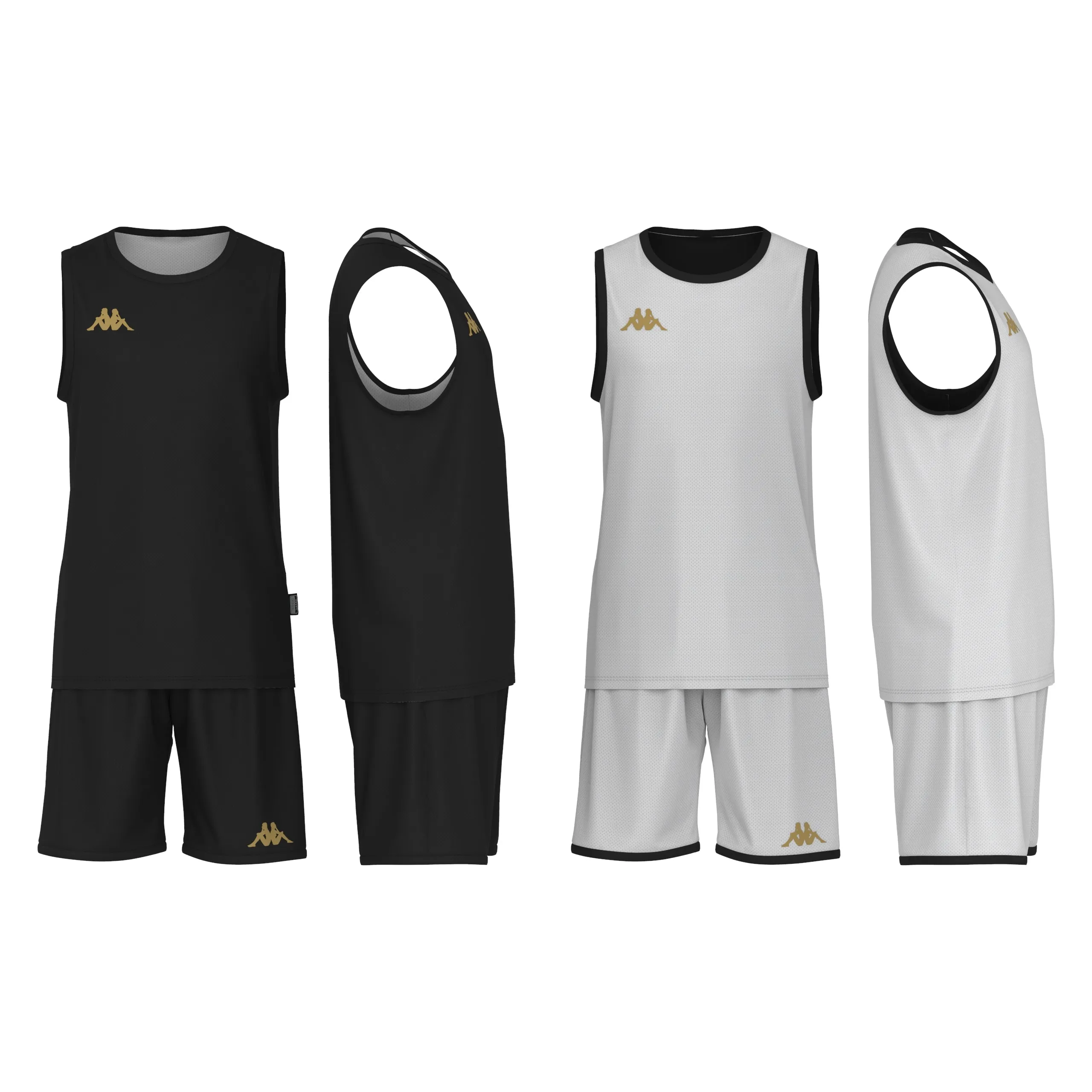 KAPPA4BASKET DANCOSI NEGRO-BLANCO-ORO
