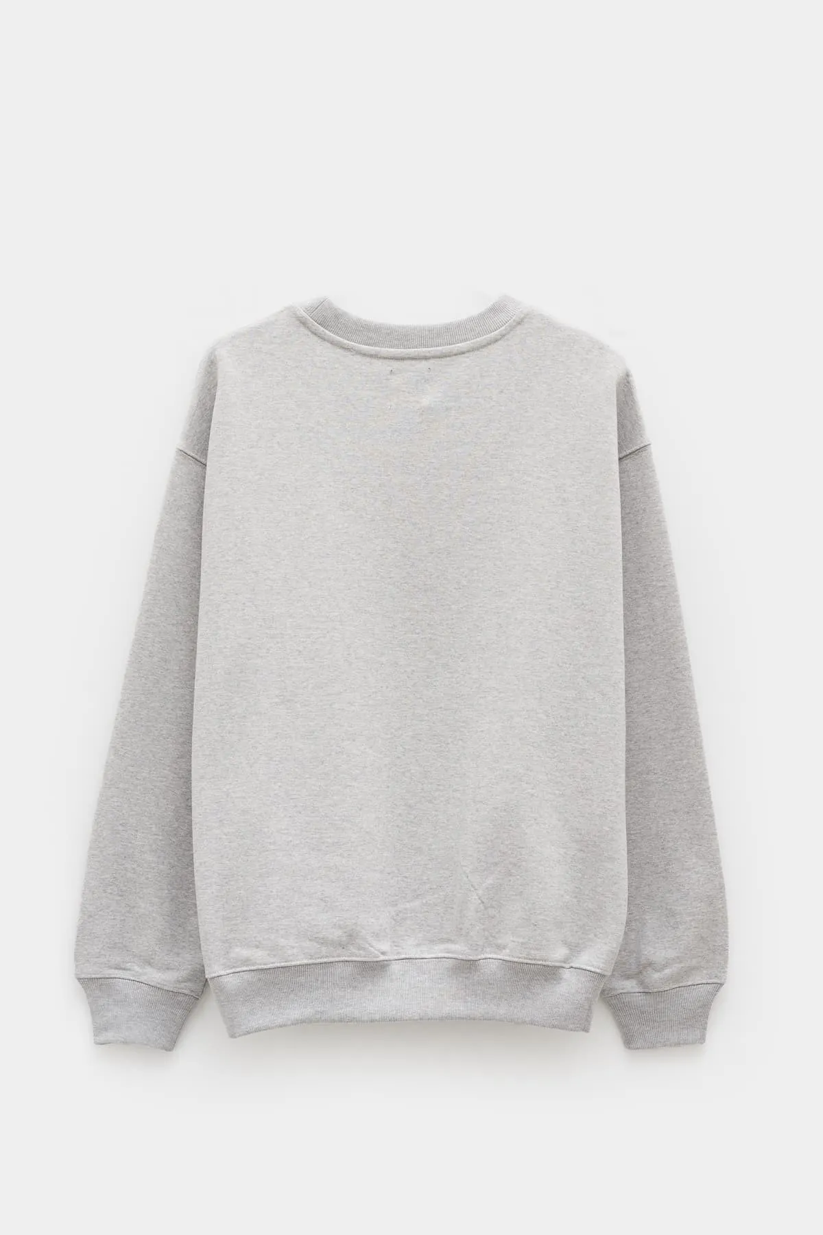 PACCBET GREY MELANGE BIG LOGO SWEATSHIRT