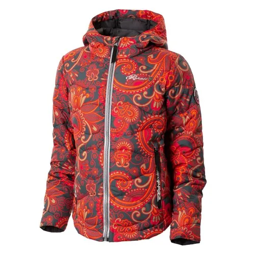 Rehall Downlook Jacket Erica-R Girls Flowers Orange