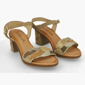SANDALIAS TACON MEDIO MUJER MOD. GINA