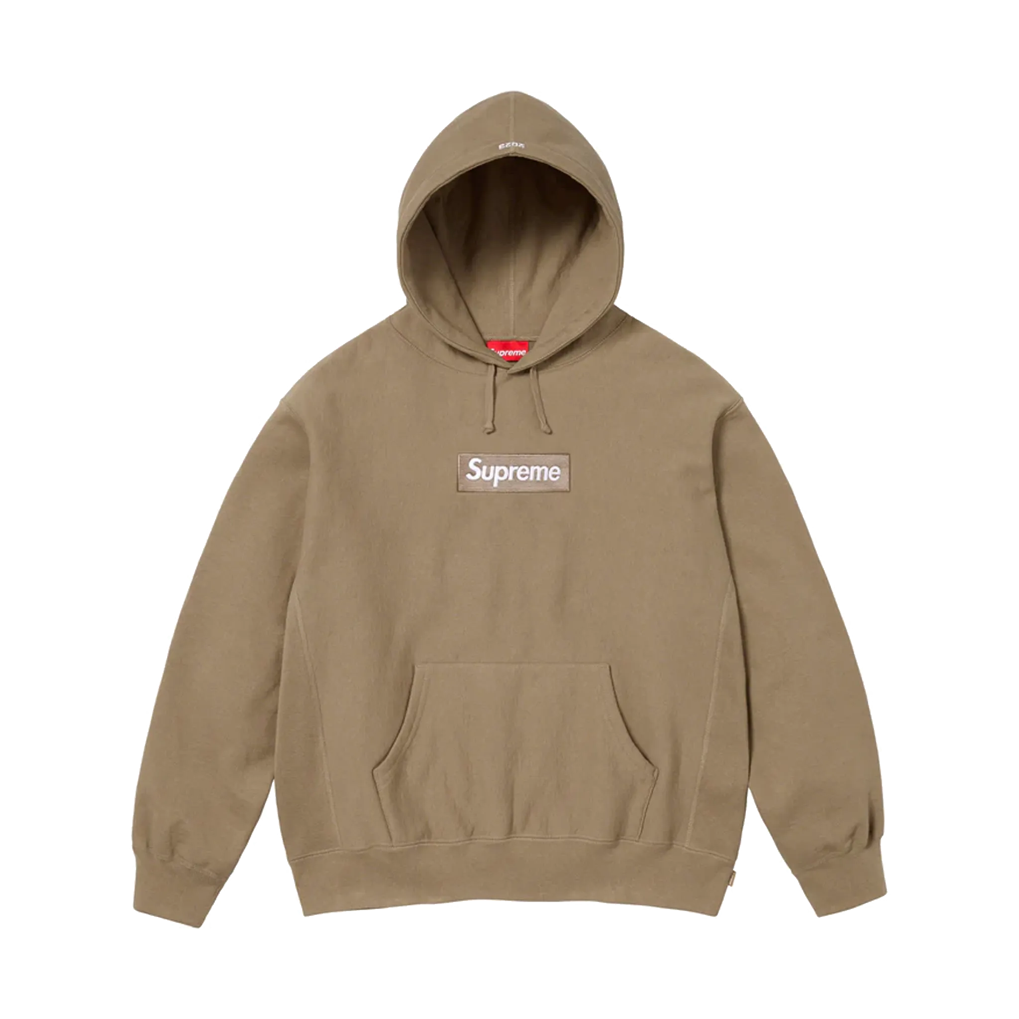 Supreme Box Logo Hooded Sweatshirt (FW23) Dark Sand