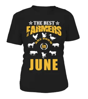 THE BEST FARMER-JUNE Camiseta cuello redondo Mujer