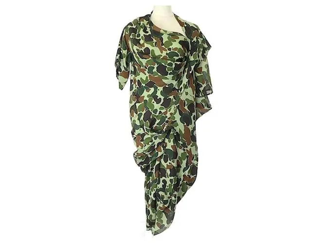 Vestido de camuflaje Junya Watanabe Multicolor 